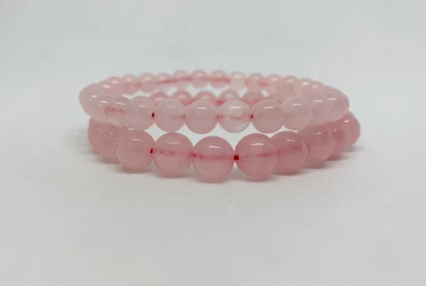 Rose Quartz Beaded Bracelet - Image 2