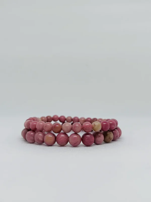 Rhodolite Beaded Bracelet - Image 3