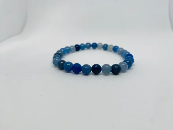 Blue Aventurine beaded bracelet - Image 2
