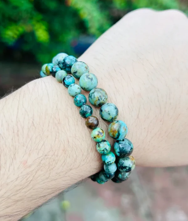 African Turquoise Bracelet - Image 4