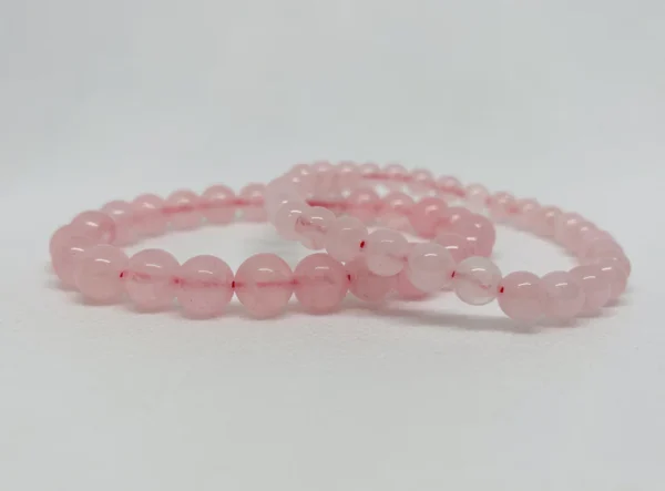Rose Quartz Beaded Bracelet - Image 4