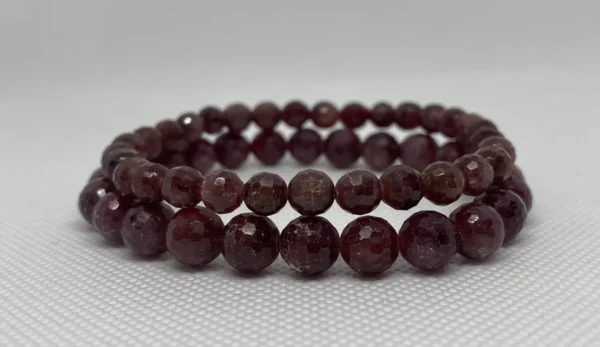 Ruby beaded bracelet - Image 4