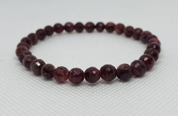Ruby beaded bracelet