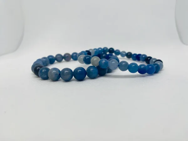 Blue Aventurine beaded bracelet - Image 3