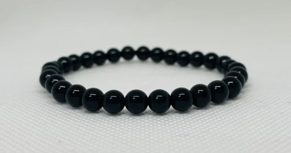 Black onyx beaded bracelet - Image 5