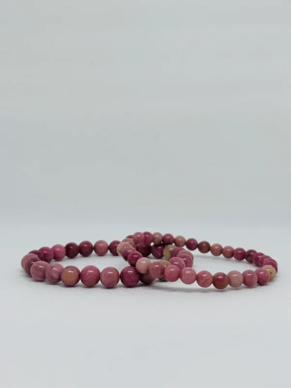 Rhodolite Beaded Bracelet - Image 4