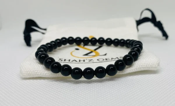 Black onyx beaded bracelet - Image 6
